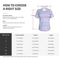 thumbnail image 4 of Vsdgher Striped Gradient Women Shirts V Neck Short Sleeve Tops T-Shirt Basic Tees, S to 3XLSmall, 4 of 5