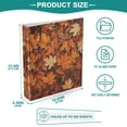 thumbnail image 3 of FORMRS 3 Ring Binder 1.5 inch with Pockets Set of 2 Clip Board 200 Sheets Capacity, Fall Pattern, 3 of 8