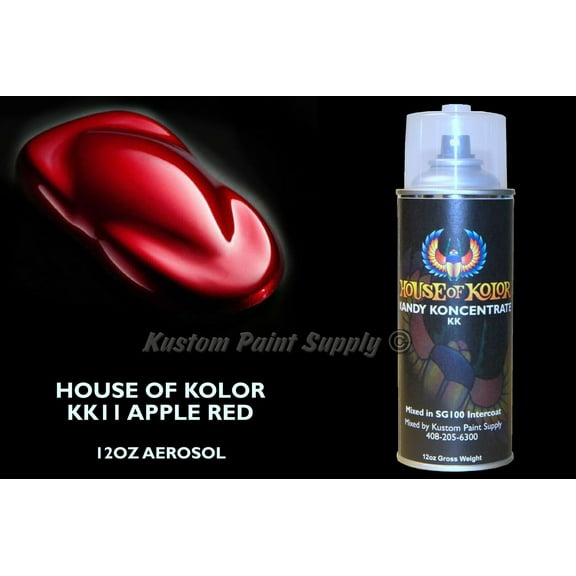 Apple Red KK11 Kandy House of Kolor 12oz Aerosol Can Candy Kosmic Kolor