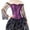 Purple, variant on Women'S Shapewear Women's Corsets For Women Princess Corset Lace Ruched Sleeves Elegant Overbust Corset Shapewear Body Suit on Clearance