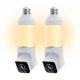 thumbnail image 1 of Cámara de seguridad exterior WYZE Bulb Cam 2K HD, paquete de 2, 1 of 9