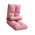 thumbnail image 4 of Silla suelo con respaldo, sofá, sillón suelo, sofá para dormitorio, suave para adultos y niños, apartamento, para ver la televisión, sillón Rosa, 4 of 8