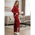 thumbnail image 4 of Conjunto para Dama Unitalla Elegante y Casual Pantalón y Sudadera para un Look Moderno y Cómodo, 4 of 5