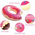 thumbnail image 3 of Anillo de natación Donut Booy Anillo de natación Donut Piscina para adultos y niños Boya de verano Toy-120cm de agua kaili Sencillez, 3 of 5