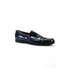 Pre-owned|Jimmy Choo Mens Slip On Round Toe Loafers Navy Blue Patent Leather Size 46