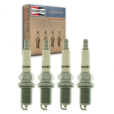 4 pc Champion Copper Plus Spark Plugs compatible with Honda Civic 2.0L L4 2006-2011