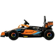Huffy 12V McLaren Formula 1 Ride-On Car with Remote Control, Ages 3–5, Kids, Orange, One Unit