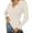 Beige, variant on Ribbed Knit Long Sleeve T Shirt Slim Fit Fall Winter Soft Stretch Comfortable Casual Basic Top For Everyday Wear Stylish Cozy Women's Dailywear