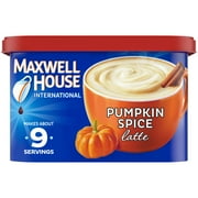 Maxwell House International Pumpkin Spice Latte Café-Style Beverage Mix, 9 oz. Canister
