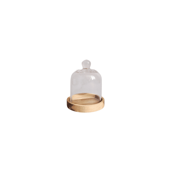 Juego de 2 capelos chicos con base de madera.