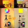 thumbnail image 3 of Xebkor Proyector De Lámpara De Puesta De Sol, Lámpara De Proyección Led Que Cambia Multicolor, Botón De Interruptor Y Control De Aplicación, Rotación De 360 ​​Grados, Lámpara De Luz Solar Para Dormito, 3 of 7
