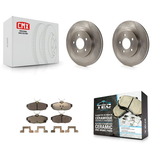 Transit Auto Rear Disc Brake Rotors and Ceramic Pads Kit for Car Ford Mustang K8T-101727