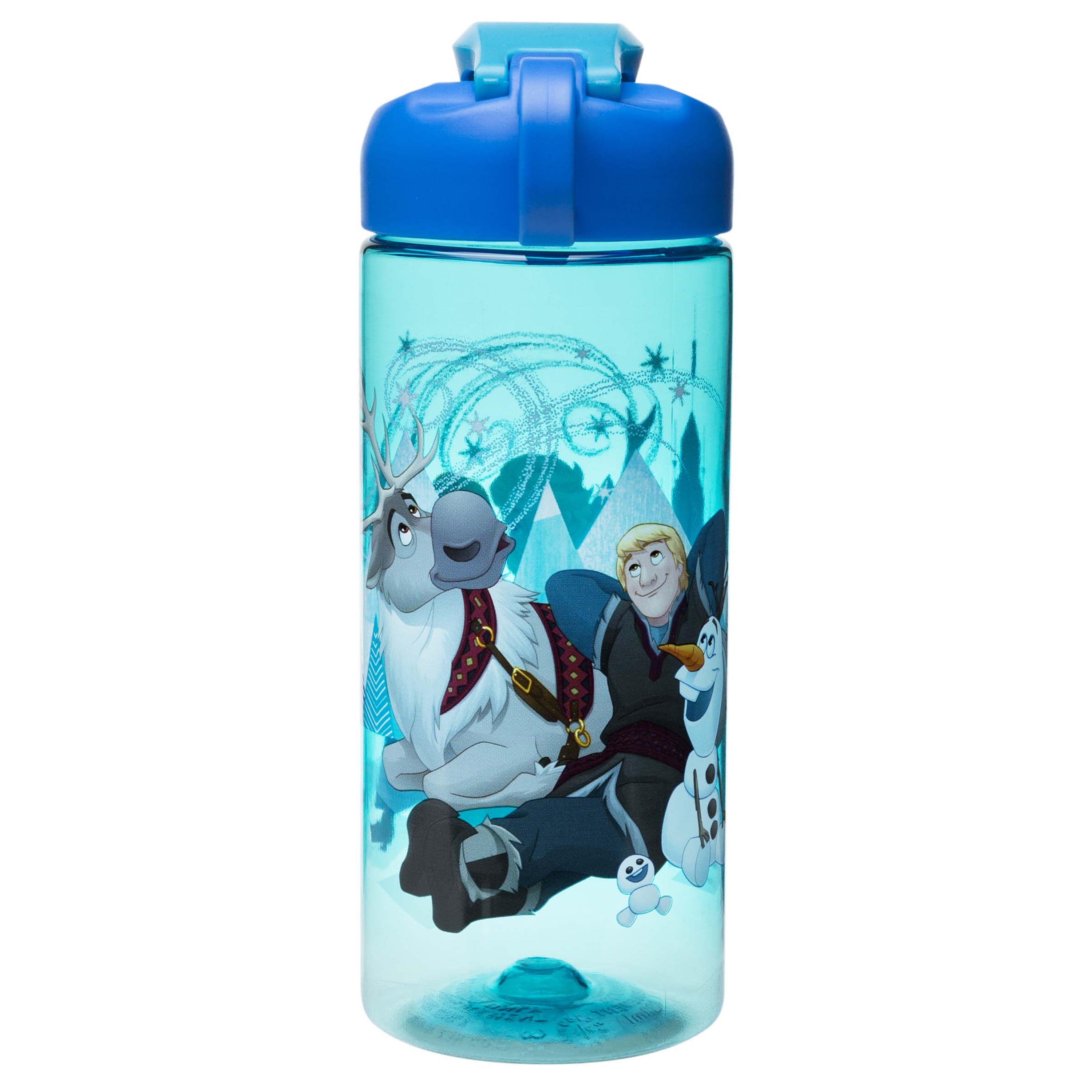 Disney Frozen Water Bottle with Snack Bottom and 16.OZ Water Bottle