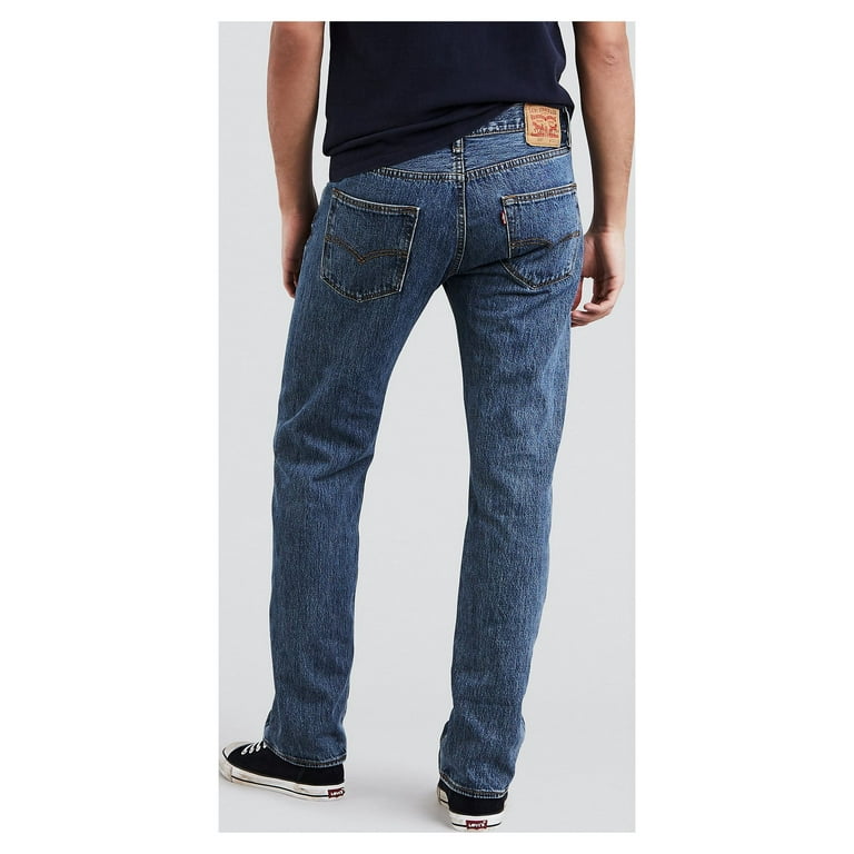 Sentimental lommelygter fiktiv Levi's Men's 501 Original Fit Jeans - Walmart.com
