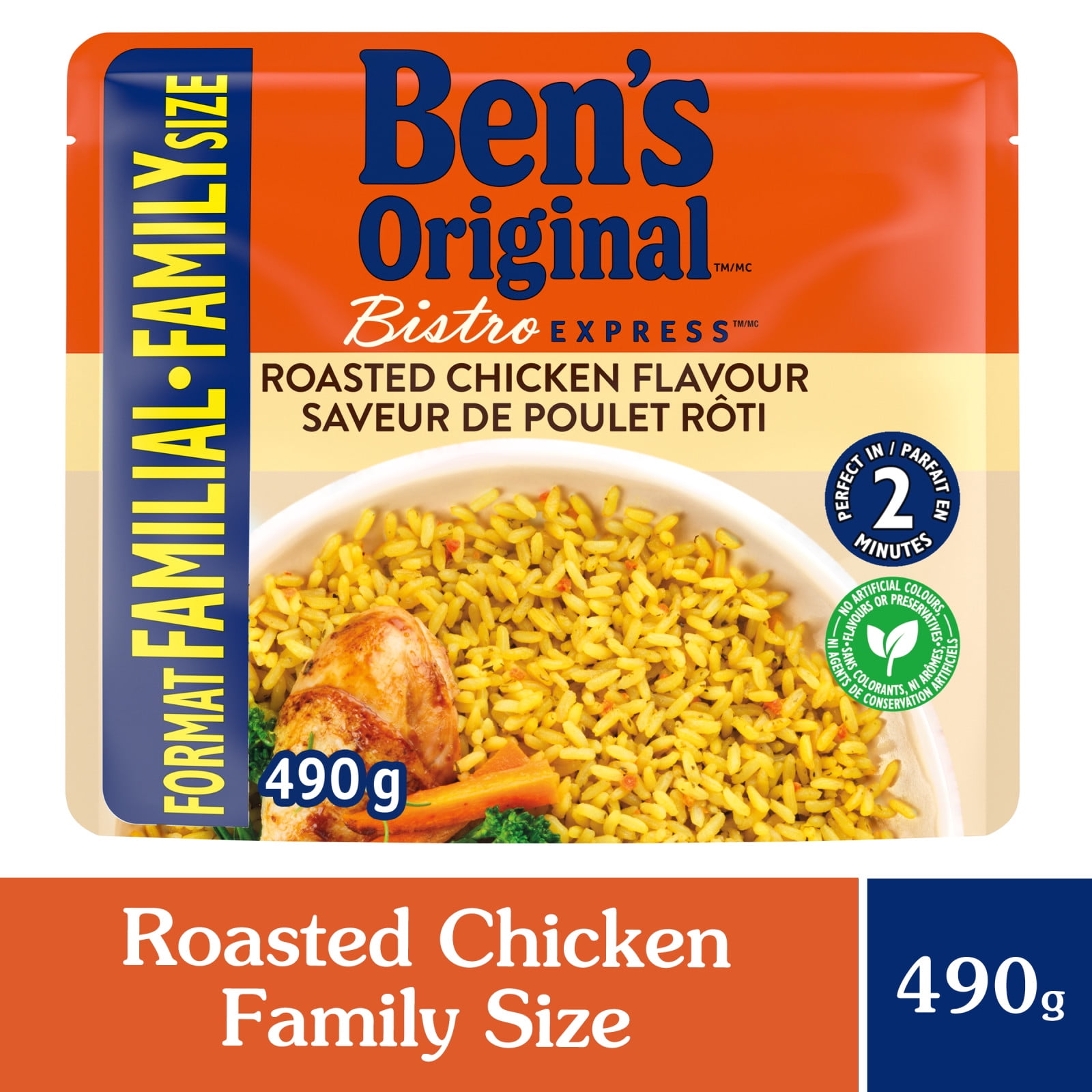 BEN'S ORIGINAL BISTRO EXPRESS Family Size Roasted Chicken Flavour Rice ...