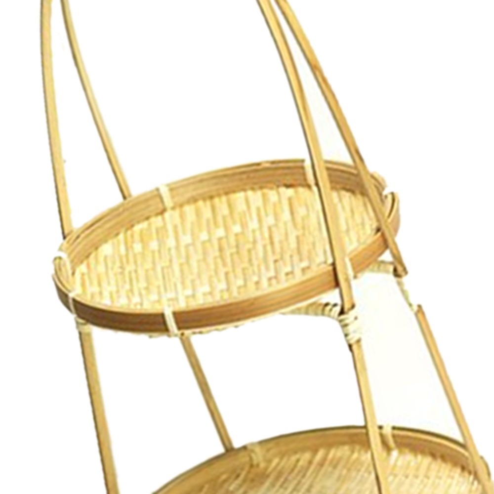 Panier En Bambou Tressé à Main - Lot De 1, 3 Ou 5 Pièces - Corbeille à Pain Ovale, Rangement Fruits Et Légumes - Style Rustique Déco Cuisine