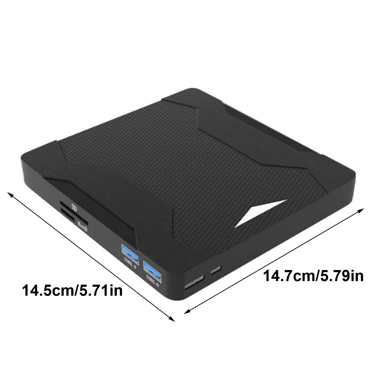 External Disc Burning Reader USB3.0 4 in 1 Function External Disk Drive For Laptop Desktop Operating Systems Lightweight