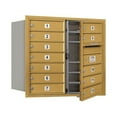 thumbnail image 2 of Salsbury Industries 12 Door Front Load 4C Horizontal Mail Center, 2 of 4
