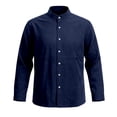 thumbnail image 6 of RUTAYY Men's Outfits Breathable Long Sleeve Solid Color Shirt with Button Pockets Comfortable Pants Yoga Casual Outdoor Wear Vacation Travel Clothing Sets, 6 of 6