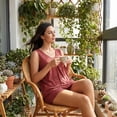 thumbnail image 6 of Loritta Secret Women Pajamas 2 Piece Set Soft V Neck Casual Lounge Short PJ Sets Sleepwear for Women with Pockets,S-2XL, 6 of 7