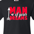 thumbnail image 4 of Inktastic Valentine's Day Man of your Dreams with a Heart and Arrow Youth T-Shirt, 4 of 5