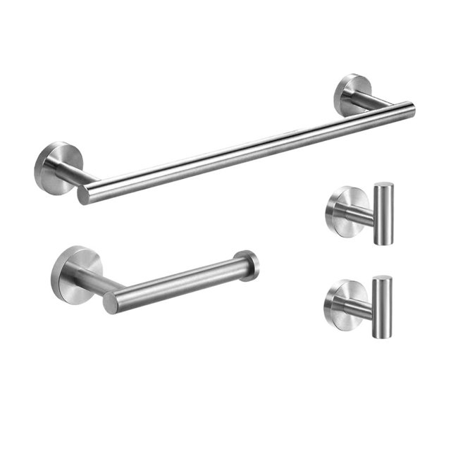 Juego de accesorios de baño Soporte de papel higiénico con barra de toallero Pta Pta Sunnimix Gancho multiusos