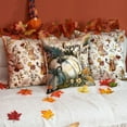 thumbnail image 4 of Fall Pillow Covers 18x18 inch Set of 2 Retro Pumpkin Maple Leaf Decorative Throw Pillow Covers Autumn Thanksgiving Farmhouse Decoration for Home Couch, 4 of 6
