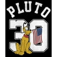 thumbnail image 2 of Boy's Mickey & Friends Pluto 30 American Flag  Pull Over Hoodie Black X Large, 2 of 4