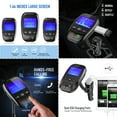 thumbnail image 7 of AGPtek Wireless In-Car Bluetooth FM Transmitter Radio Adapter Car Kit with Display and USB Car Charger, 7 of 7