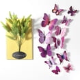 thumbnail image 4 of Yuedong Artificial Butterfly Wall Sticker Home Decor 3D 3D Decals PVC Colorful Butterflies For Decoration Magnet Fridge Stickers, 4 of 13