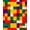 Multicolor, Pattern 17, variant on ODIKA Whimsical Checkered Maximalist Grid Funky Retro Plush Hippie for Home Office, Gaming Room, Under Desk, Non-Slip Chair-Friendly