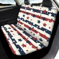 thumbnail image 4 of Pzuqiu Red Blue White Star Stripes Car Seat Covers Washable, Suitable for Vans Seats Automotive Vehicle Sedan Seats, Car Front Back Seat Covers for SUV Truck, 4 of 10