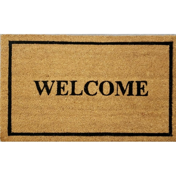 "Welcome" Coir Door Mat #1830NIV2009