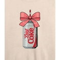 thumbnail image 3 of Diet Coke - Coquette Bow Diet Coke - Womens French Terry Long Sleeve Shirt, 3 of 5