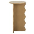 thumbnail image 5 of Safavieh Lilith Wavy Modern Wood Round End Table, Desert Brown, 5 of 11