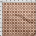 thumbnail image 4 of oneOone Silk Tabby Brown Fabric Floral Sewing Craft Projects Fabric Prints By Yard 42 Inch Wide, 4 of 4