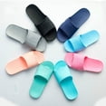 thumbnail image 2 of Zapatos planos de Interior para mujer, chanclas antideslizantes de verano, Zapatillas de baño para el hogar, Zapatillas cómodas para hombre, 2 of 7