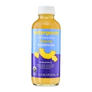 bettergoods Organic Pineapple Kombucha, 16 fl oz