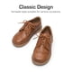 thumbnail image 3 of Zapatos DREAM PAIRS Oxford Marrón Talla 11 para Niños, 3 of 5
