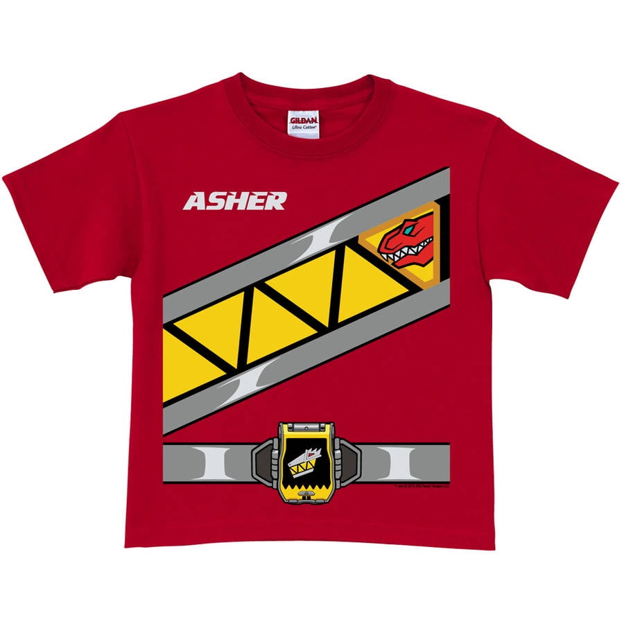 Power Ranger Dino Charge Custom Personalize Birthday Party Favor Gift T-Shirt