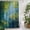 Green, Sunlit Yellow, variant on Green Blue Pond Shower Curtain - Water Repellent Fabric Shower Curtains Washable, Vibrant Oil Painting Cottagecore Decorative Polyester Cloth Bathroom Curtains Modern Bath Decor 36"x72"