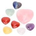 thumbnail image 3 of Natural  Stone Set, Unique Colour And Pattern Gift For Others Natural  Heart Shaped Stones 8 X  For Decoration, 3 of 8