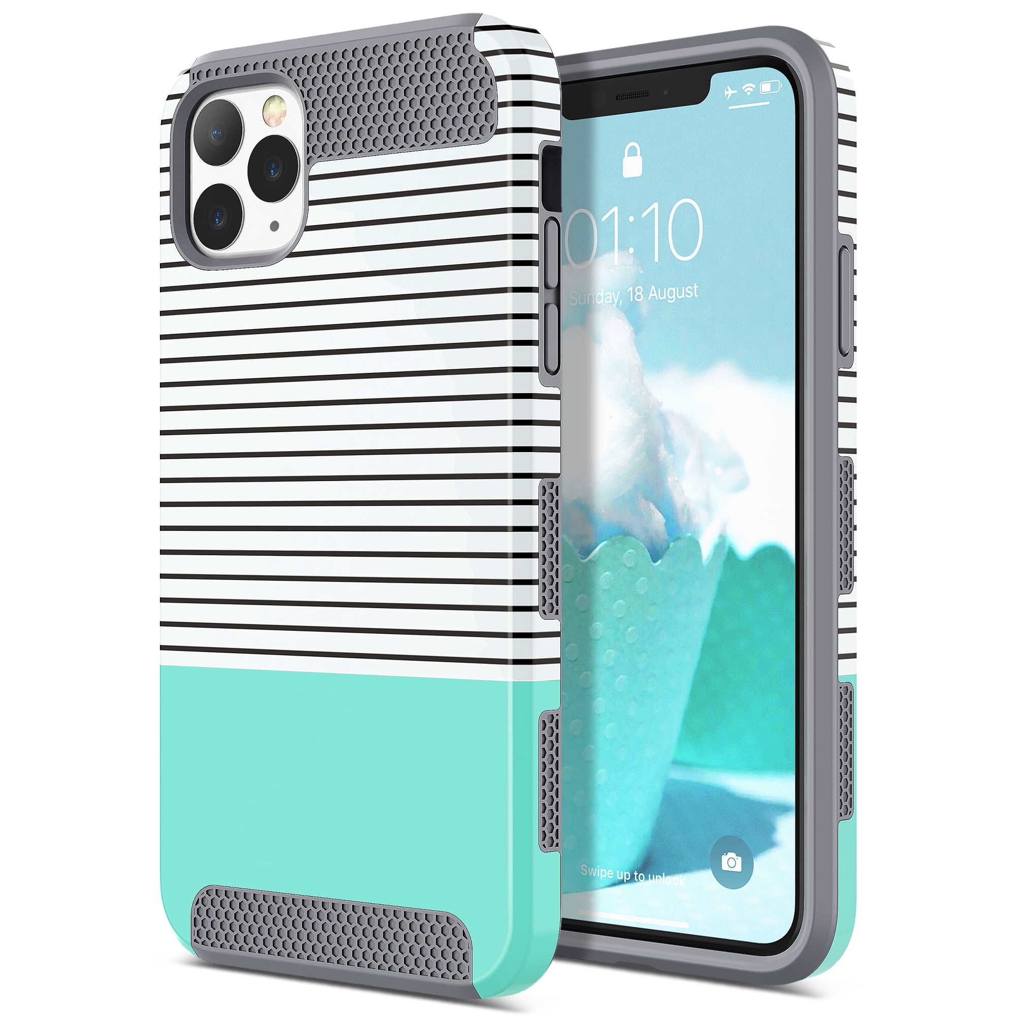 Ulak Iphone 11 Pro Max Case Stylish Slim Hybrid Dual Layer Heavy Duty Shockproof Bumper Hard Back Phone Case For Apple Iphone 11 Pro Max 6 5 Inch For Women Girls Rose Gold Walmart Com
