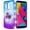 BluePurple, variant on For 6.2" LG Stylo 5 Clear Rhinestone Diamond Full Screen Protector Included Raised Bevel Design Enhance Camera & Screen Protection Shockproof Hybrid Firm Slim Bumper Phone Case [Bluepurple]