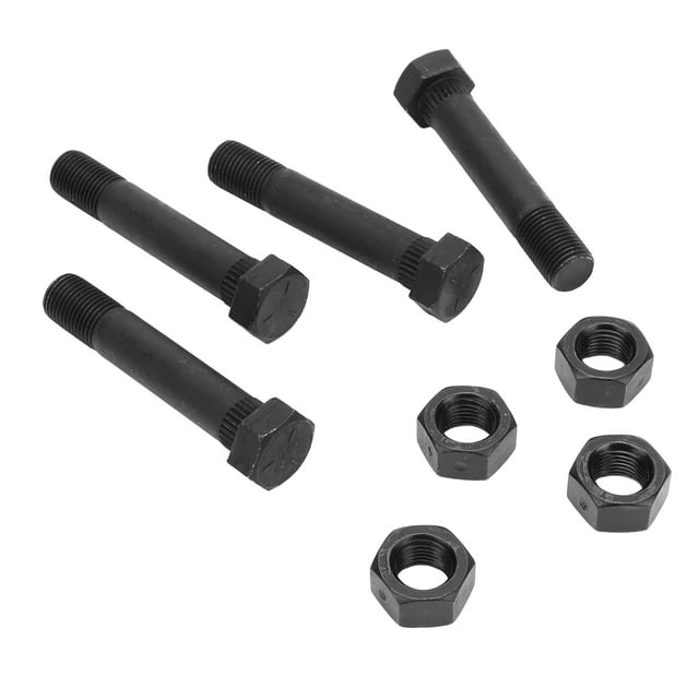 Pernos De Grillete De Resorte De Hoja De Remolque, Pernos De Grasa De Resorte De Hoja De Alta Resistencia De 9/16 A 18 X 3 Pulgadas, 4 Piezas Para Resorte De Hoja De 1-3/4 Pulgadas