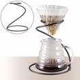 thumbnail image 1 of Soporte de gotero de hierro duradero perfecl soporte de filtro de café en espiral Negro, 1 of 7