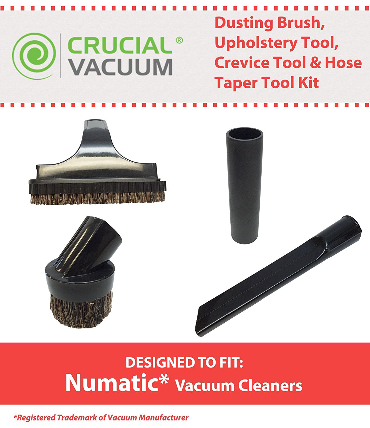 To Fit Numatic 4 piece accessory tool set 32mm 