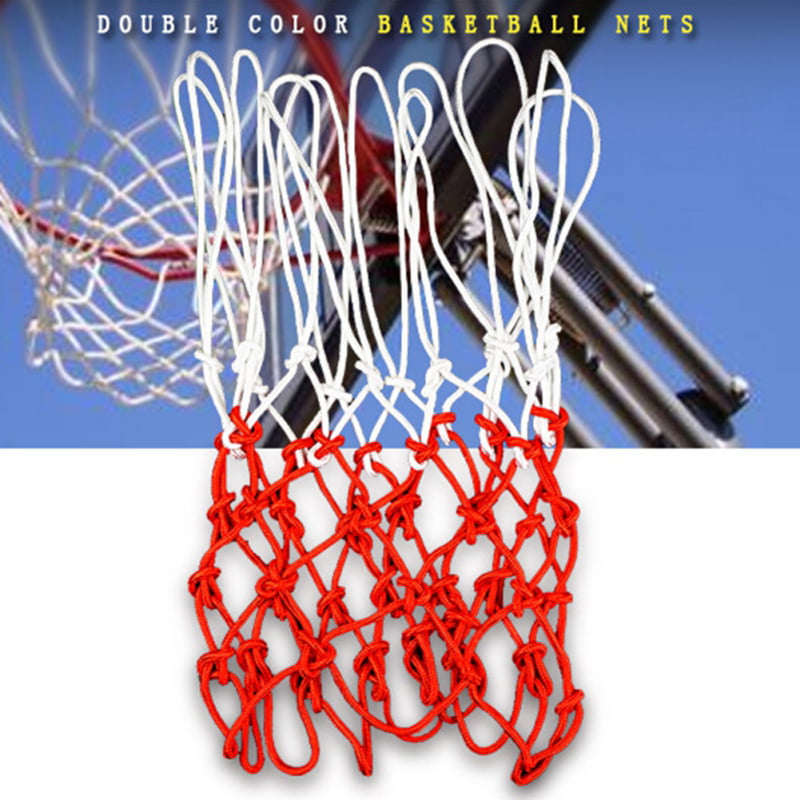 Durable Rugged Standard Nylon Thread Sports Basketball Hoop Mesh Net S 