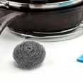 thumbnail image 6 of 30 Pcs Strong Detergency Dishwashing Brush Steel Wool Sponge Cast Iron Scrubber Stainless, 6 of 6