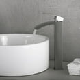 thumbnail image 7 of DAX Brass Single Handle Waterfall Vessel Basin Faucet, Brushed Nickel, 7 of 7